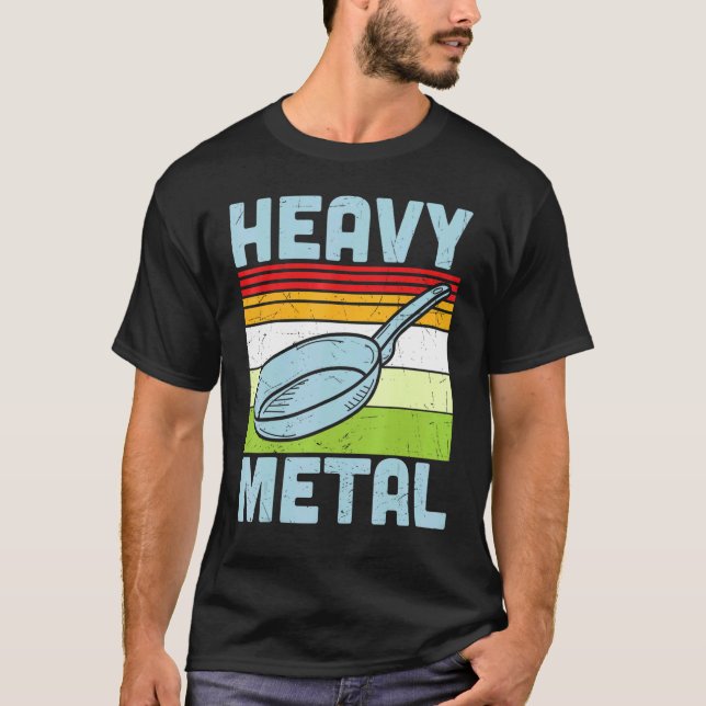 Metal Iron Frying Pan T-Shirt (Front)