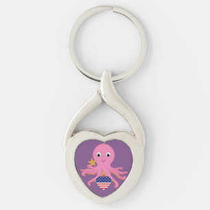 Metal Key Chain Octopus For A Preemie US