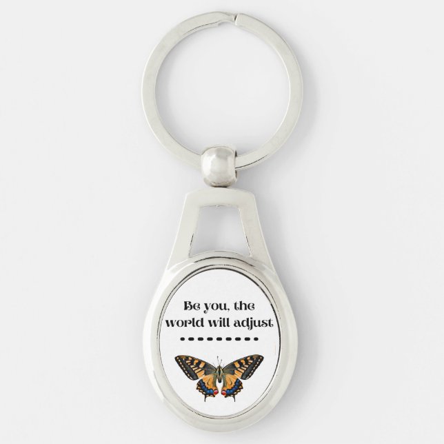 Metal Keychain butterfly (Front)