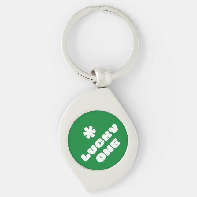 Metal Keychain for Good Luck (Front)
