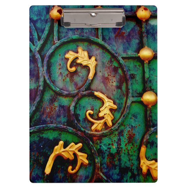 Metal Leaves Clipboard (Front)