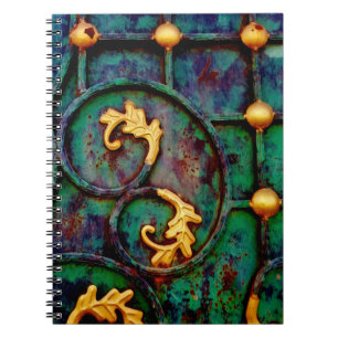 Metal Leaves Notebook