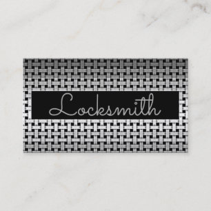 Metal Locksmith Business Card