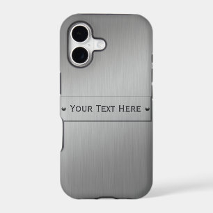 Metal Look custom iPhone case