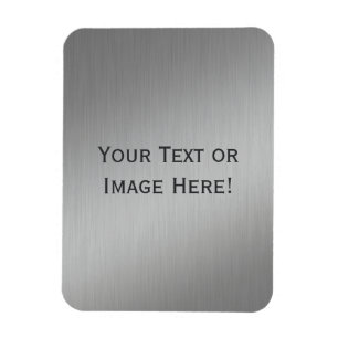 Metal Look custom magnet