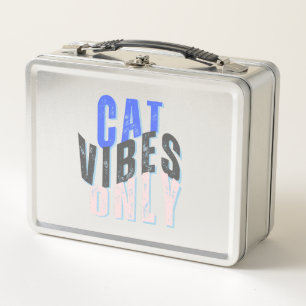 Metal Lunchbox - Cat Vibes Only