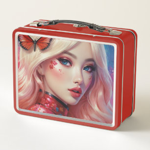 Metal Lunchbox/cosmetics box