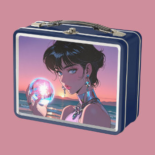 Metal Lunchbox/cosmetics box