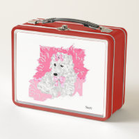 Metal Lunchbox : Poodle