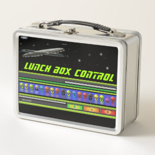 Metal Lunchbox U.F.O SPACE THEME by eliteArtKT