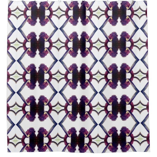 Metal Mammoth Shower Curtain (Front)