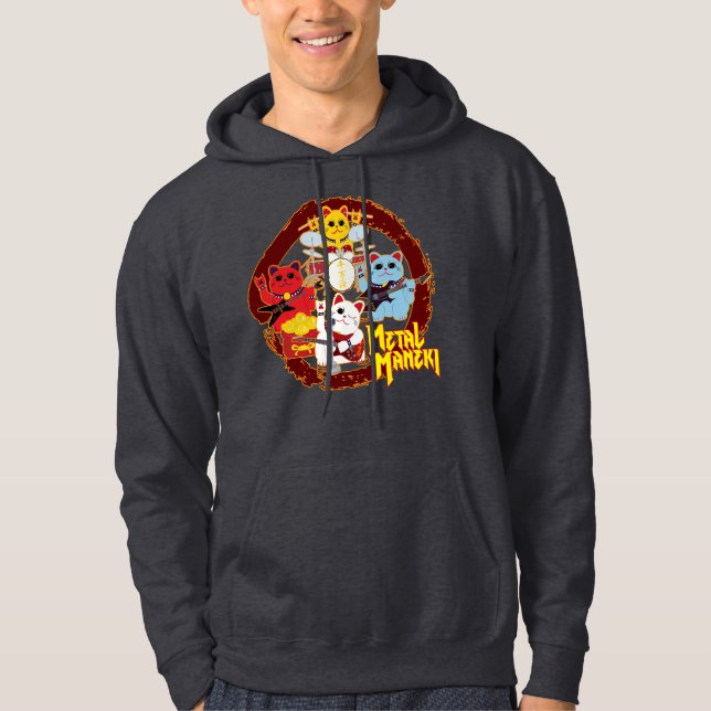 Metal Maneki Hoodie (Front)