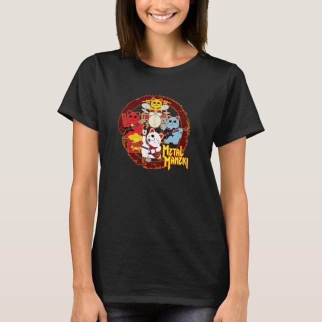 Metal Maneki T-Shirt (Front)