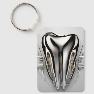 Metal Molar Key Ring