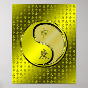 Metal Monkey Poster