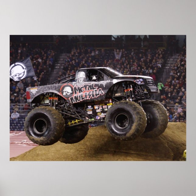 Metal Monster Truck Print (Front)