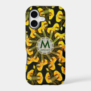 Metal Mushrooms Geometric Spiral iPhone 5 Case
