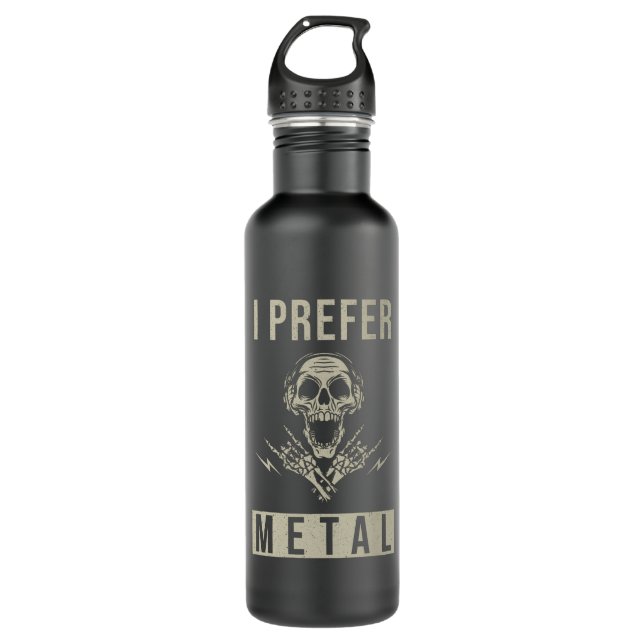 Metal Music 710 Ml Water Bottle (Front)