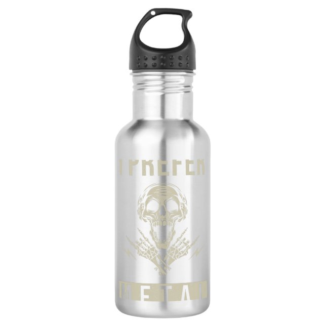 Metal Music 710 Ml Water Bottle (Front)
