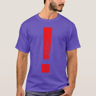 Metal Music Video Game Alert Eclamation Gift vinta T-Shirt