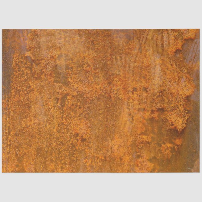 Metal Old Rusty Decoupage Background Tissue Paper (Front)