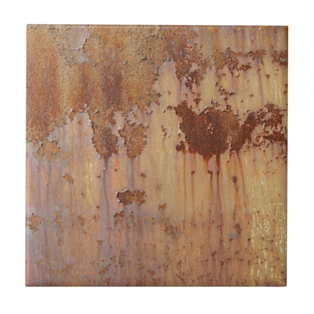 metal optics rust ceramic tile (Front)