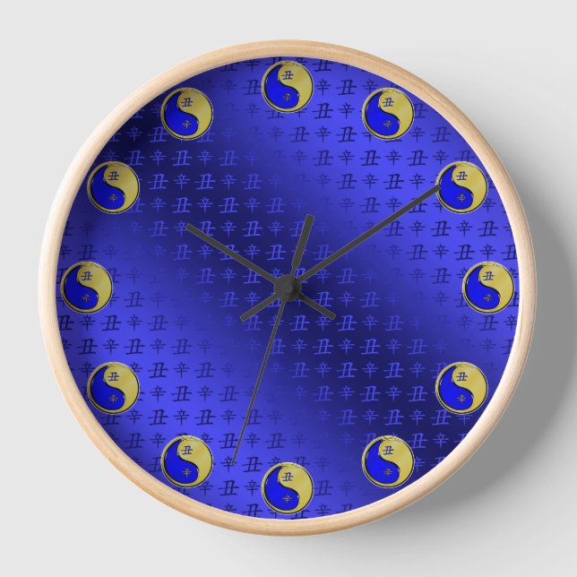 Metal Ox Clock (Front)