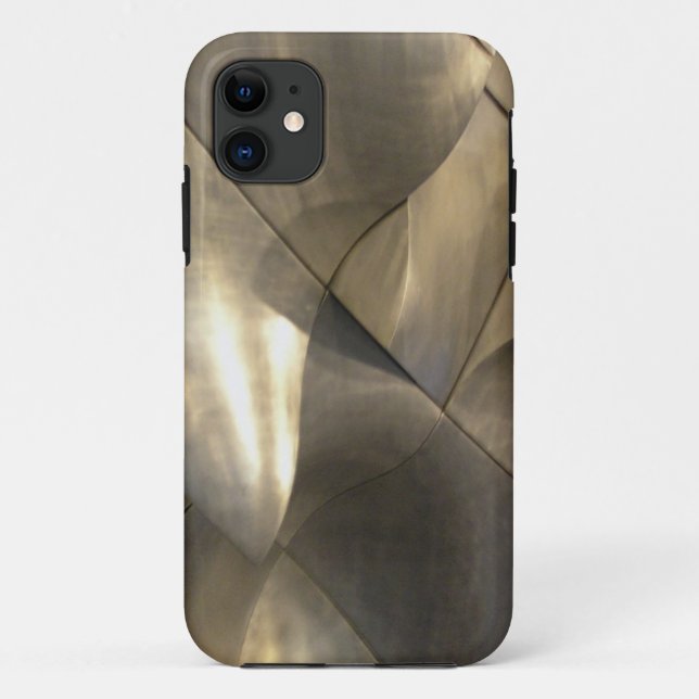 metal pattern design - mosaic silver Case-Mate iPhone case (Back)
