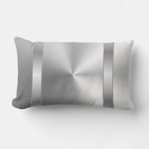 Metal pattern lumbar cushion