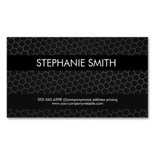 Metal Pattern Magnetic Business Card