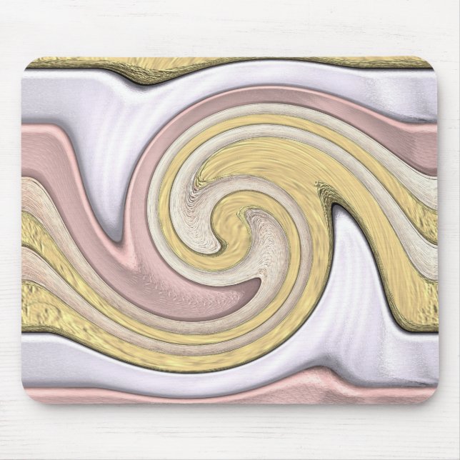 Metal pattern with shine mouse pad (Front)