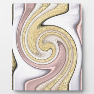 Metal pattern with shine plaque