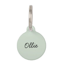 Metal Personalised Minimalistic Pet Dog or Cat Tag