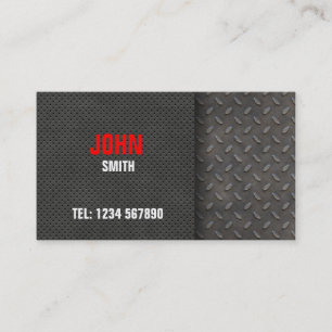 Metal Plate Business Card