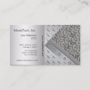 metal plates business card