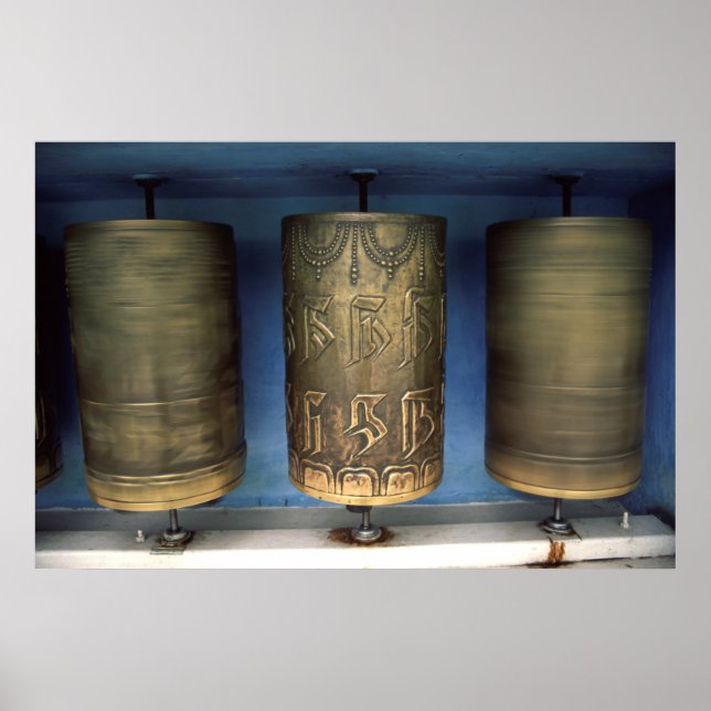 Metal Prayer Wheels Poster (Front)