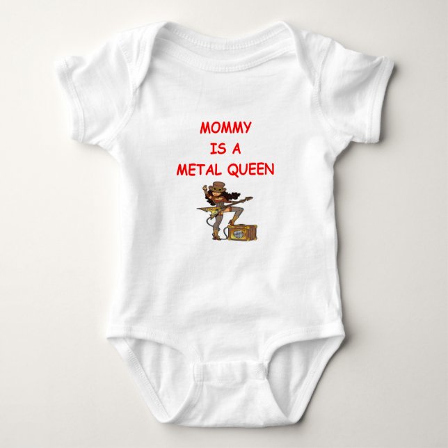 METAL queen Baby Bodysuit (Front)