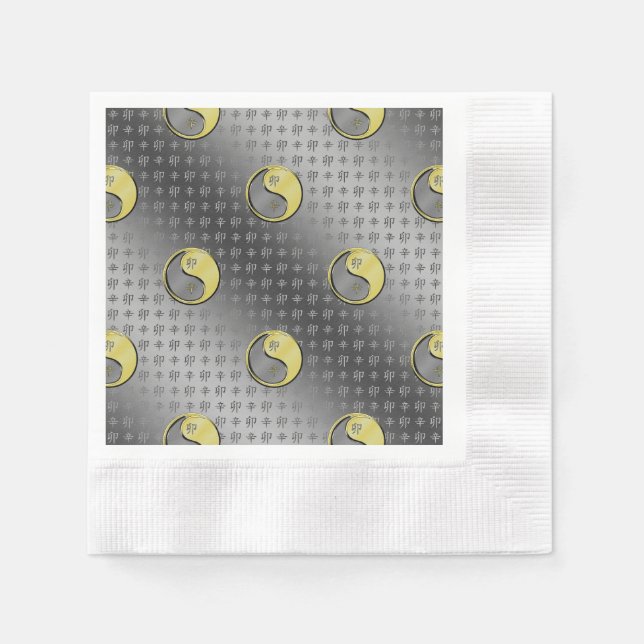 Metal Rabbit Napkin (Front)