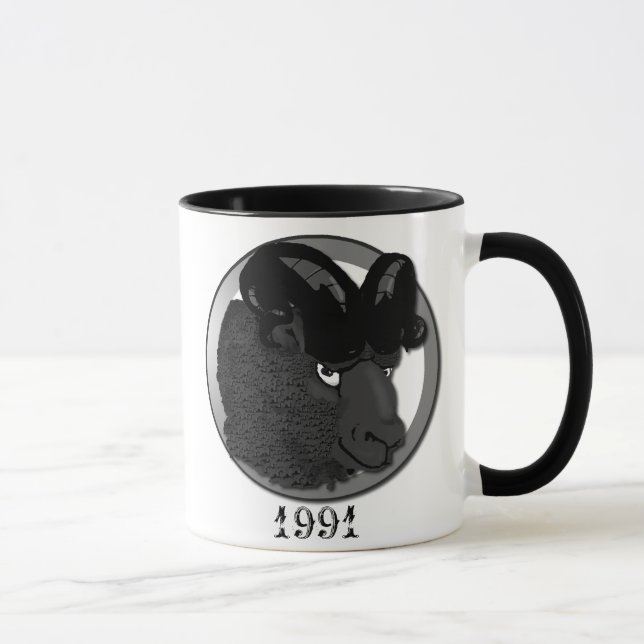 Metal Ram Mug (Right)