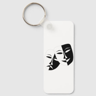 Metal Rectangle Keychain, 2.25" x 1.6" Key Ring