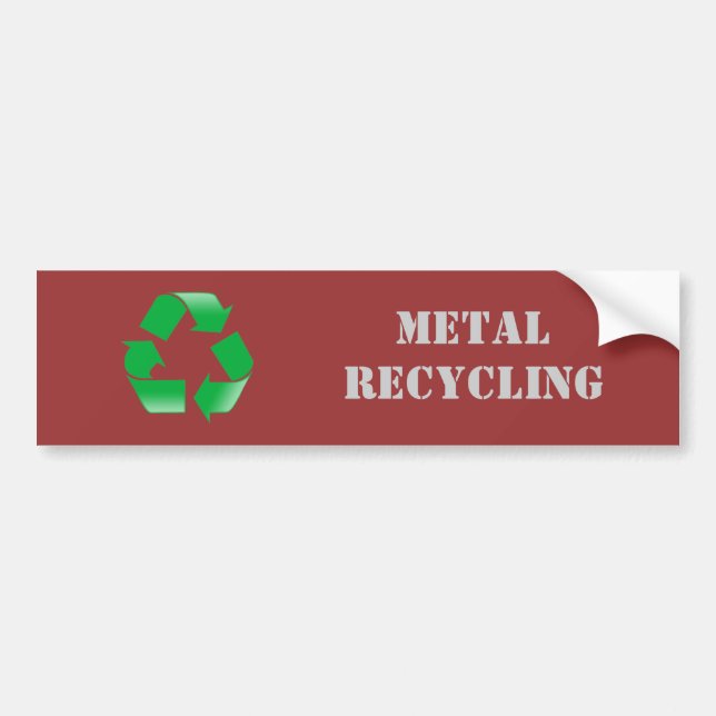 Metal Recycling Sticker (Front)
