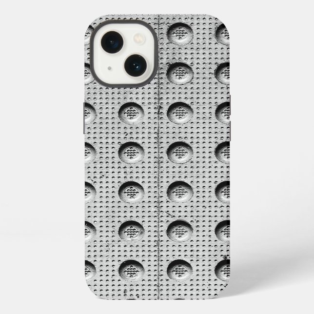 Metal Road Plate iPhone Case (Back)