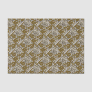 Metal Roses-01-Silver Gold-Tissue Wrap Paper