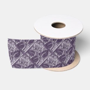 Metal Roses 07-Lt Purple-SATIN RIBBON SPOOL Satin Ribbon