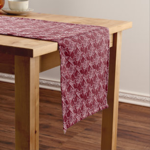 METAL ROSES 16-WINE-TABLE RUNNER 14x72in