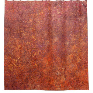 metal rustic texture shower curtain