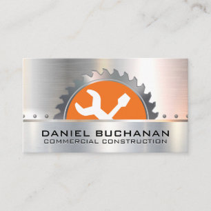 Metal Saw   Hardware Tools   Construction Business Card