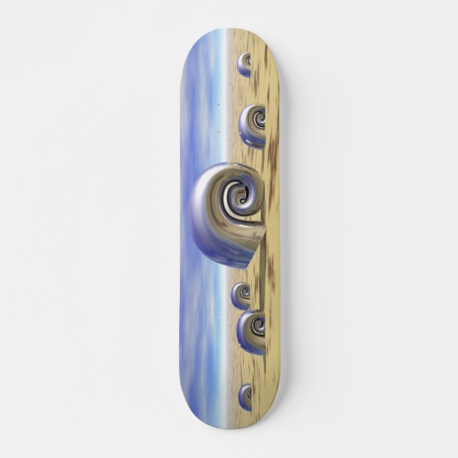 Metal Shells - Retro Skateboard (Front)