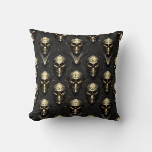 Metal Skull Cushion
