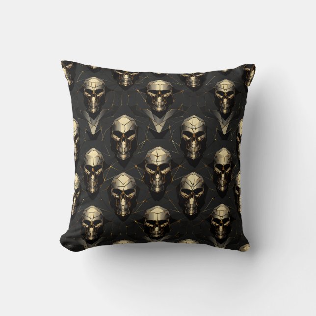 Metal Skull Cushion (Front)